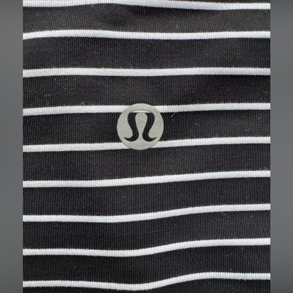 Lululemon Wunder Under High Rise Tight *Luxtreme 28" Stripe Black White Sz.8 - Picture 4 of 6
